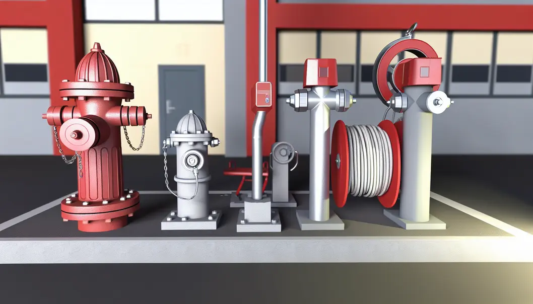 Trụ cứu hỏa truyền thống thường gặp trong các khu đô thị.